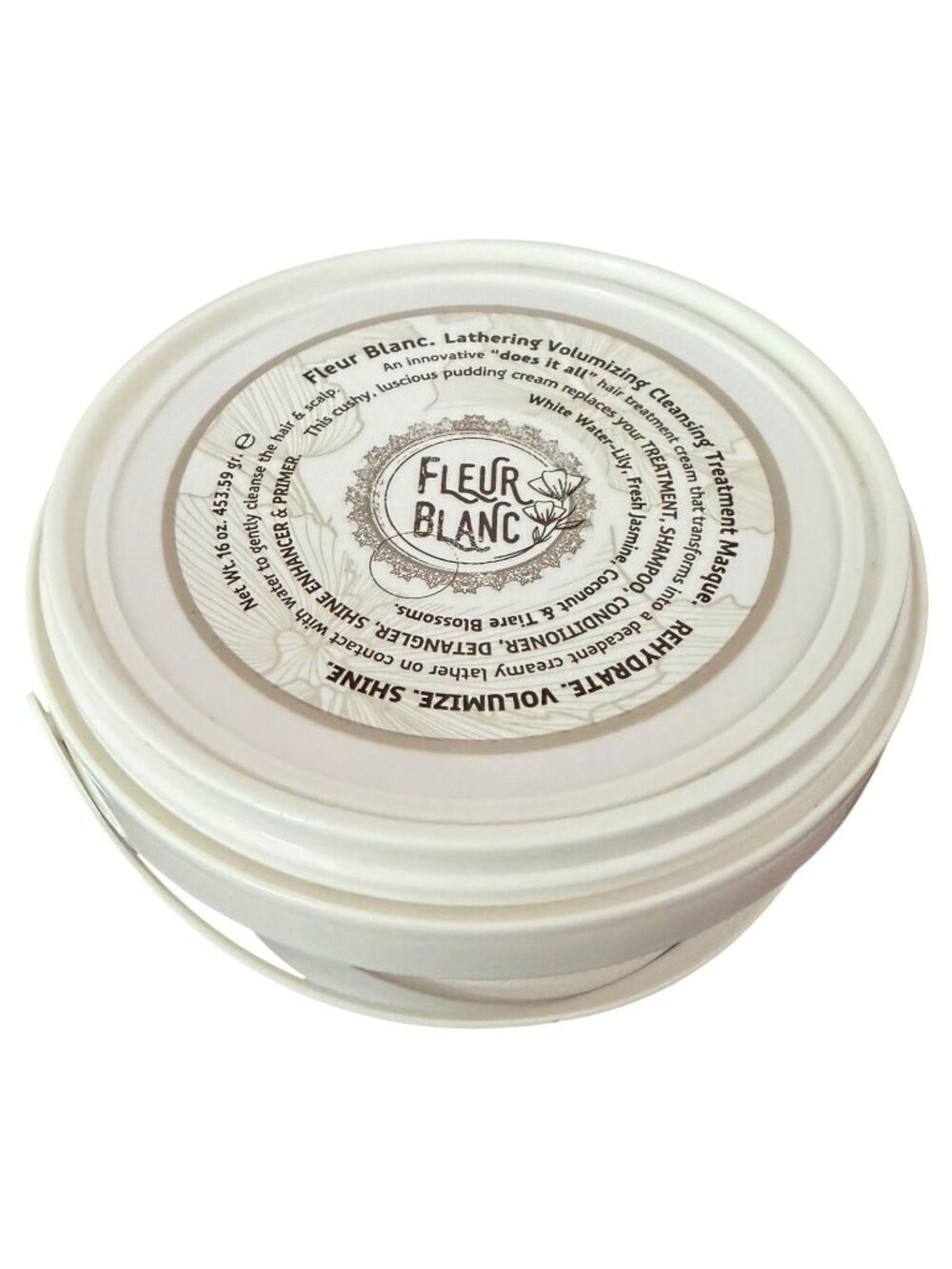 Tweak'd Fleur Blanc Lathering Volumizing Cleansing Hair Treatment Masque 16 Oz